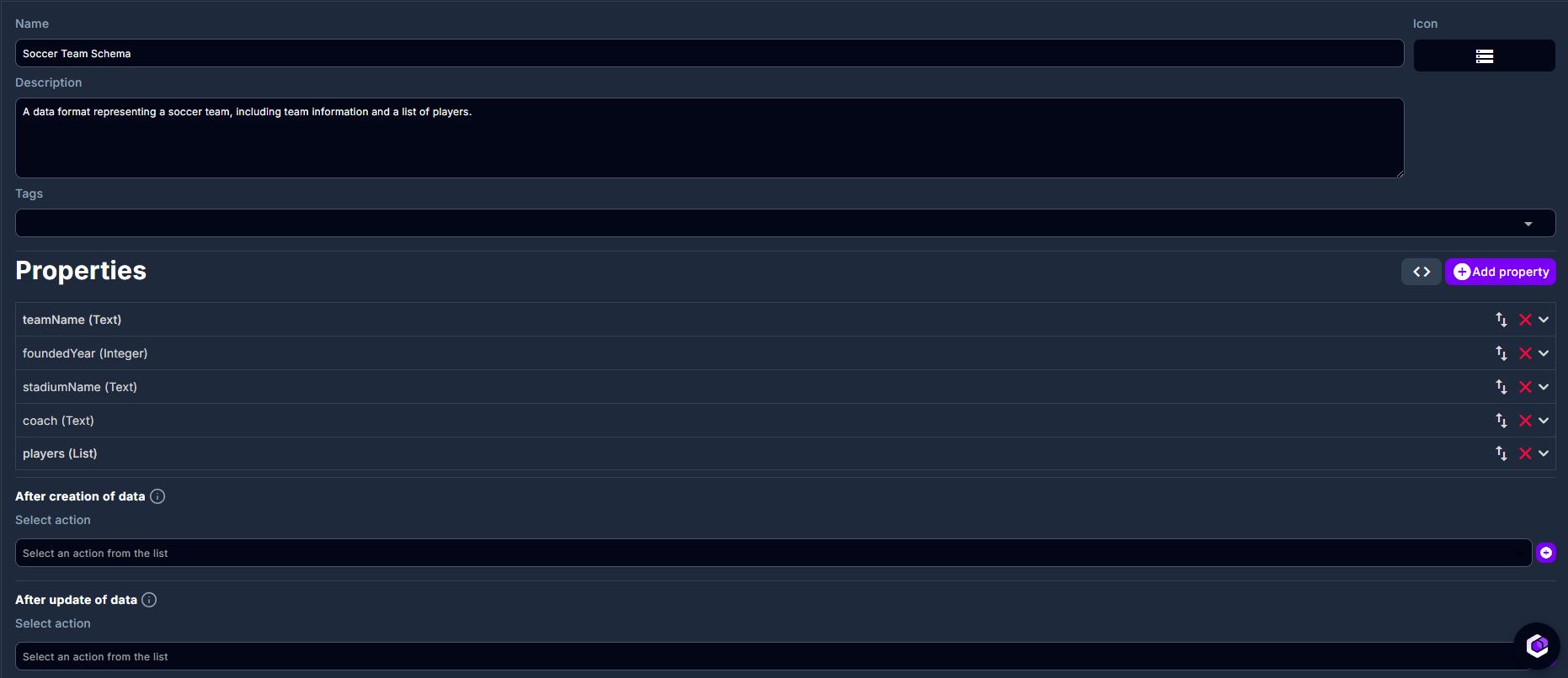 Data format attributes