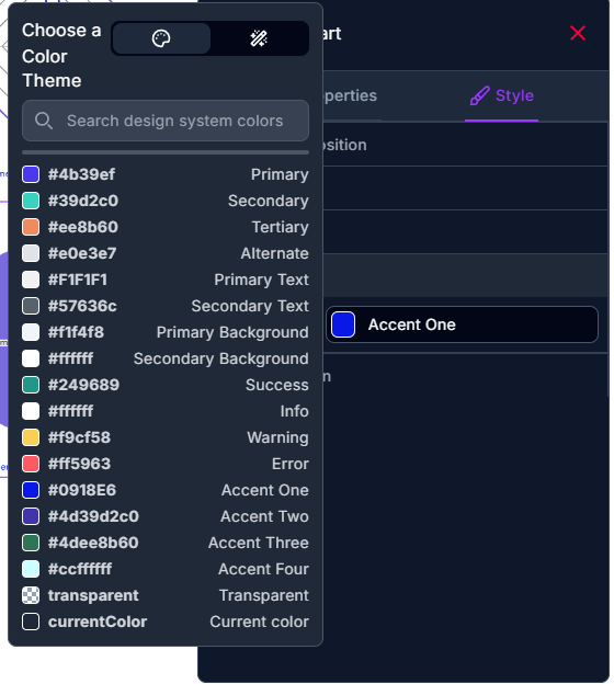 Design system color picker